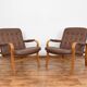 Mid-Century Swedish Armchairs from Göte Möbel, 1960s, Set of 2