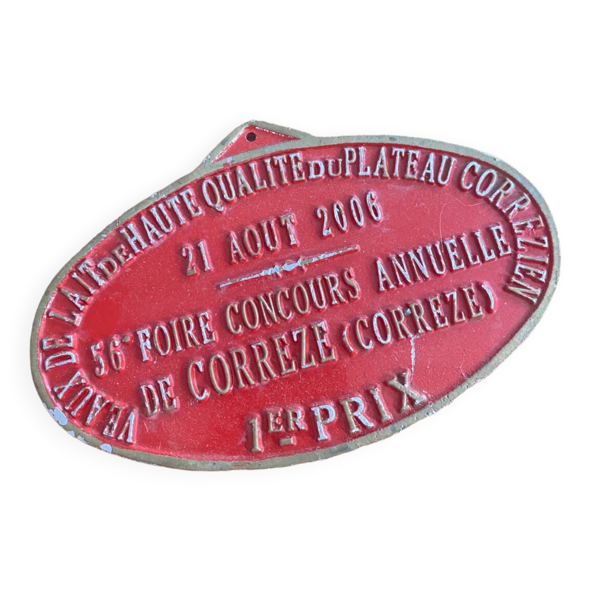 Agricultural competition plaque