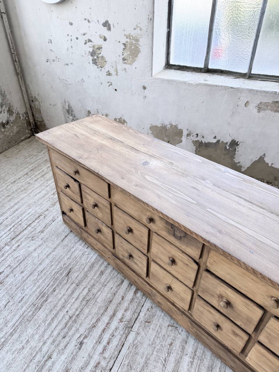 1950s workshop furniture in pine