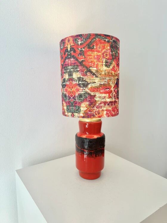 Bohostyle vintage cordless lamp suitable for balcony.