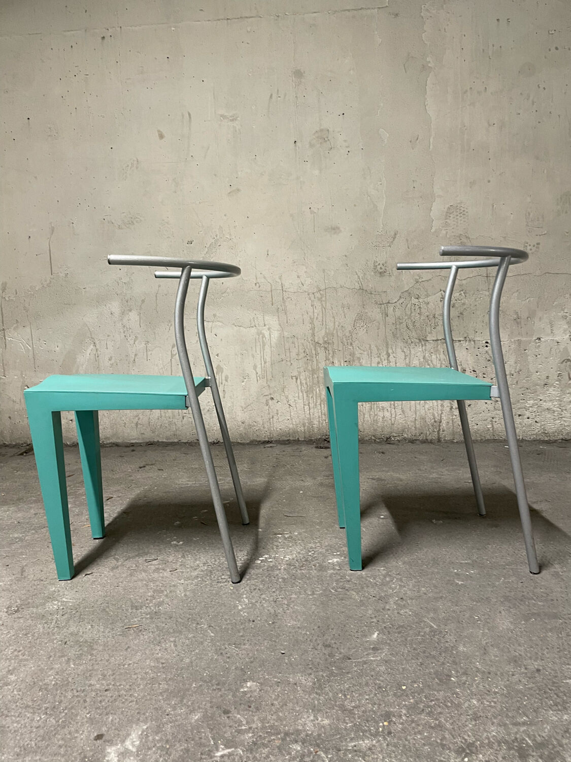 Pair of Dr. Glob chair by Starck for kartell in the 1990s
