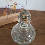 Bonbonnière en cristal ciselée
