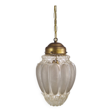 Italian Mazzega Murano Glass Pendant Lamp, 1970s