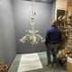 Large Venetian Murano Glass Chandeliers Set of 2