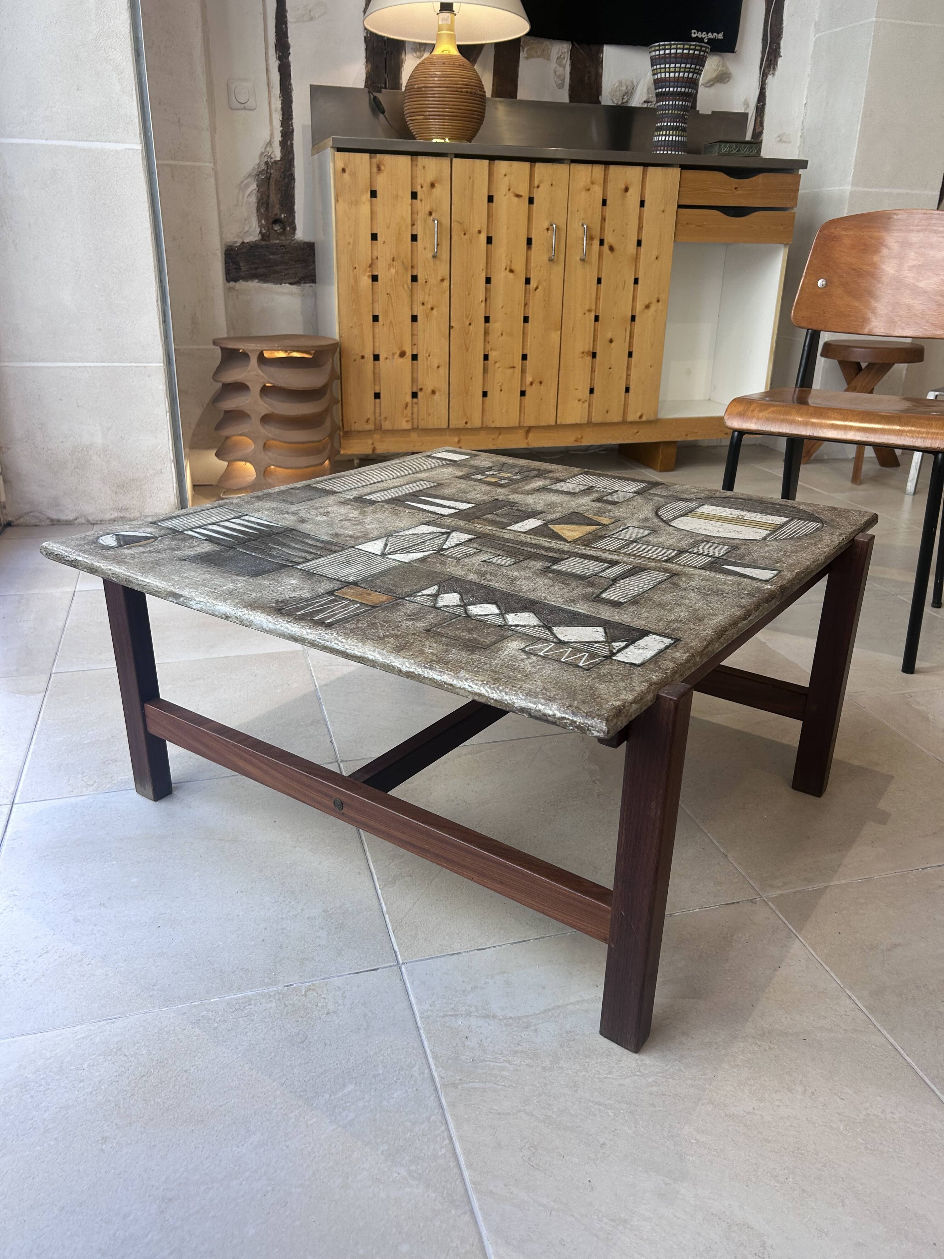 Table Basse « Les 2 potiers » 1965