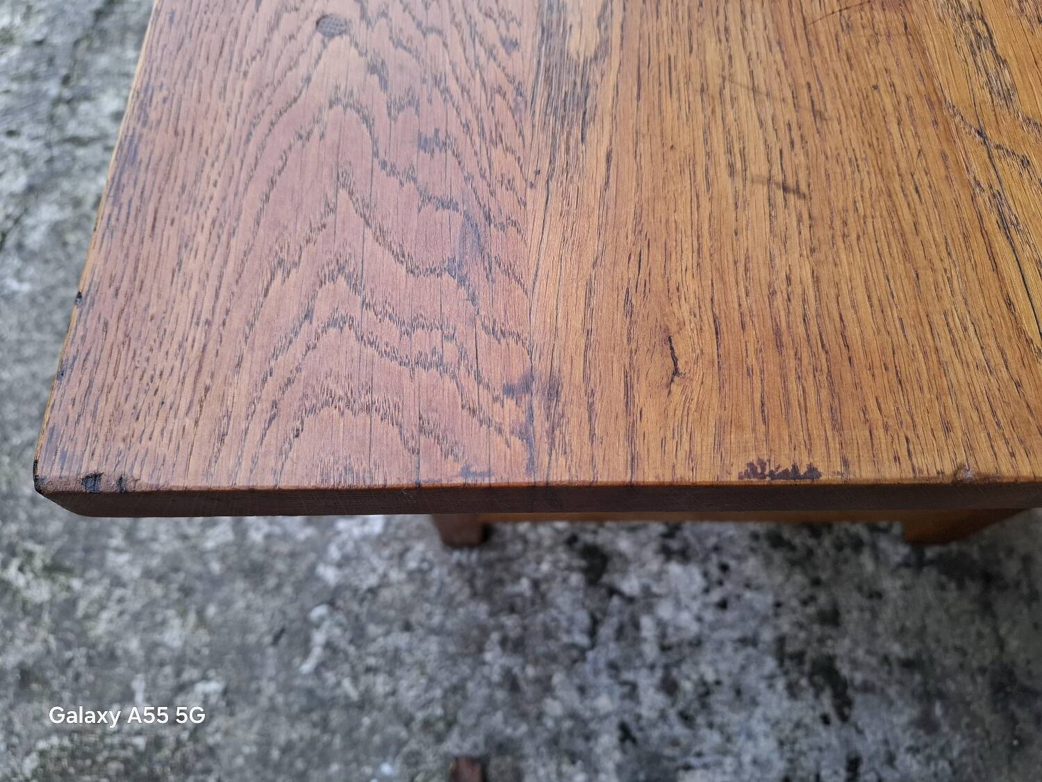 Oak farmhouse table 220 cm
