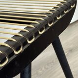 Vintage black Georges Tigien stool