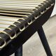 Vintage black Georges Tigien stool