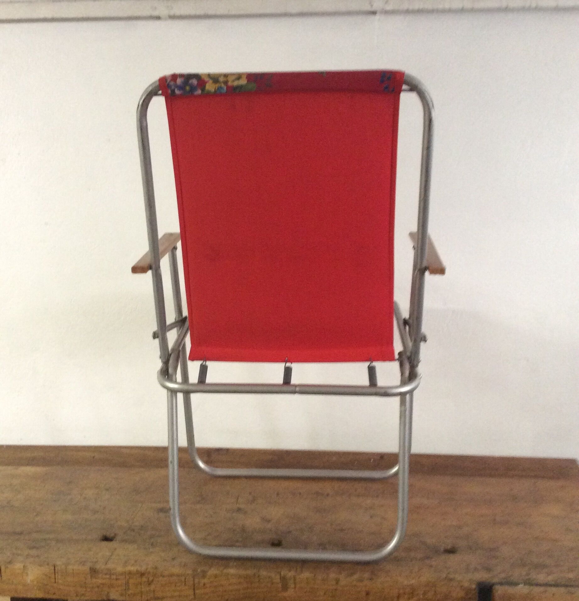 Vintage camping armchair