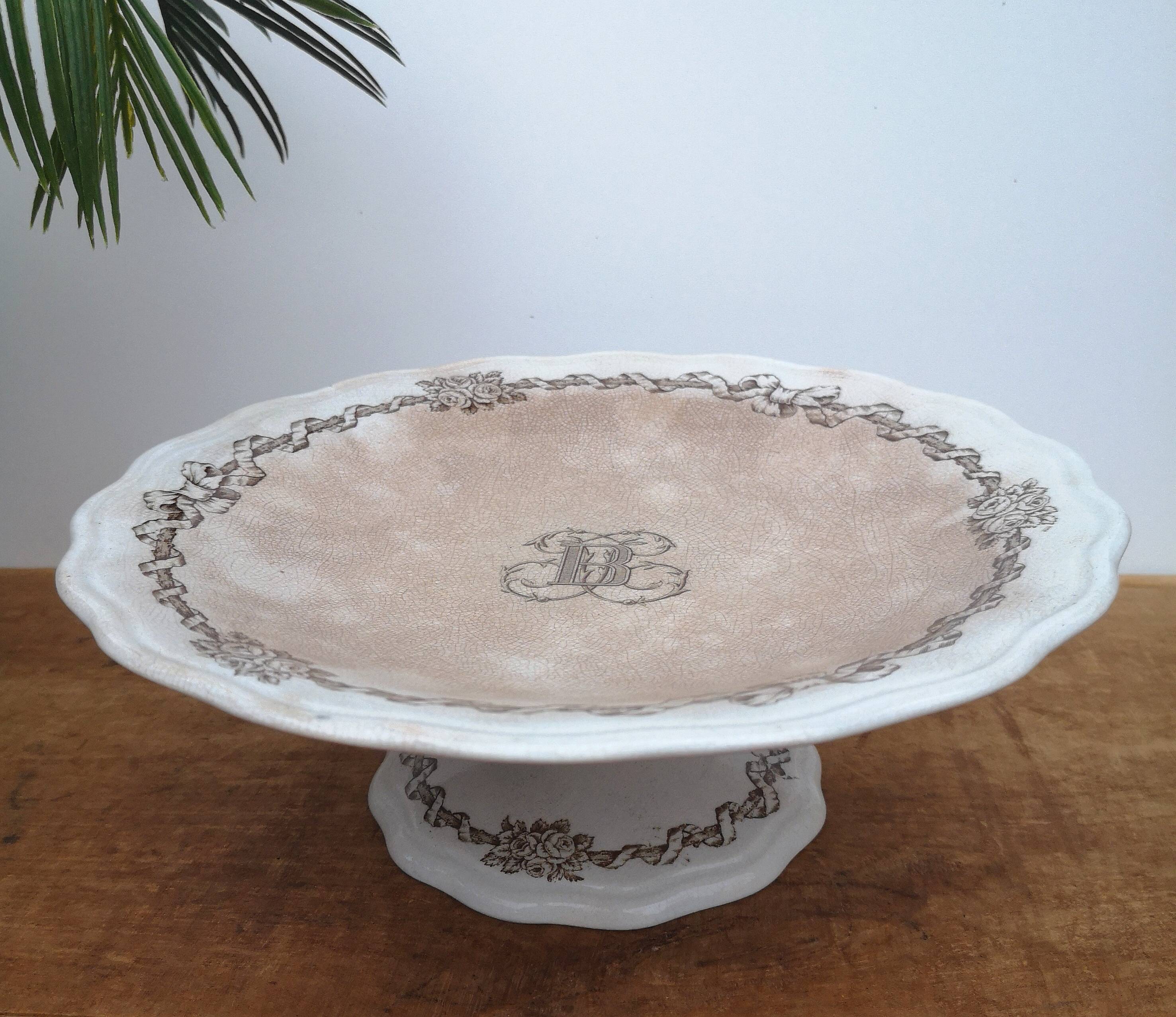 BWM & Co English compote bowl (Brown Westhead Moore)