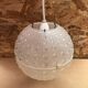 Old rotaflex plexi pendant lamp ball shape 70s vintage