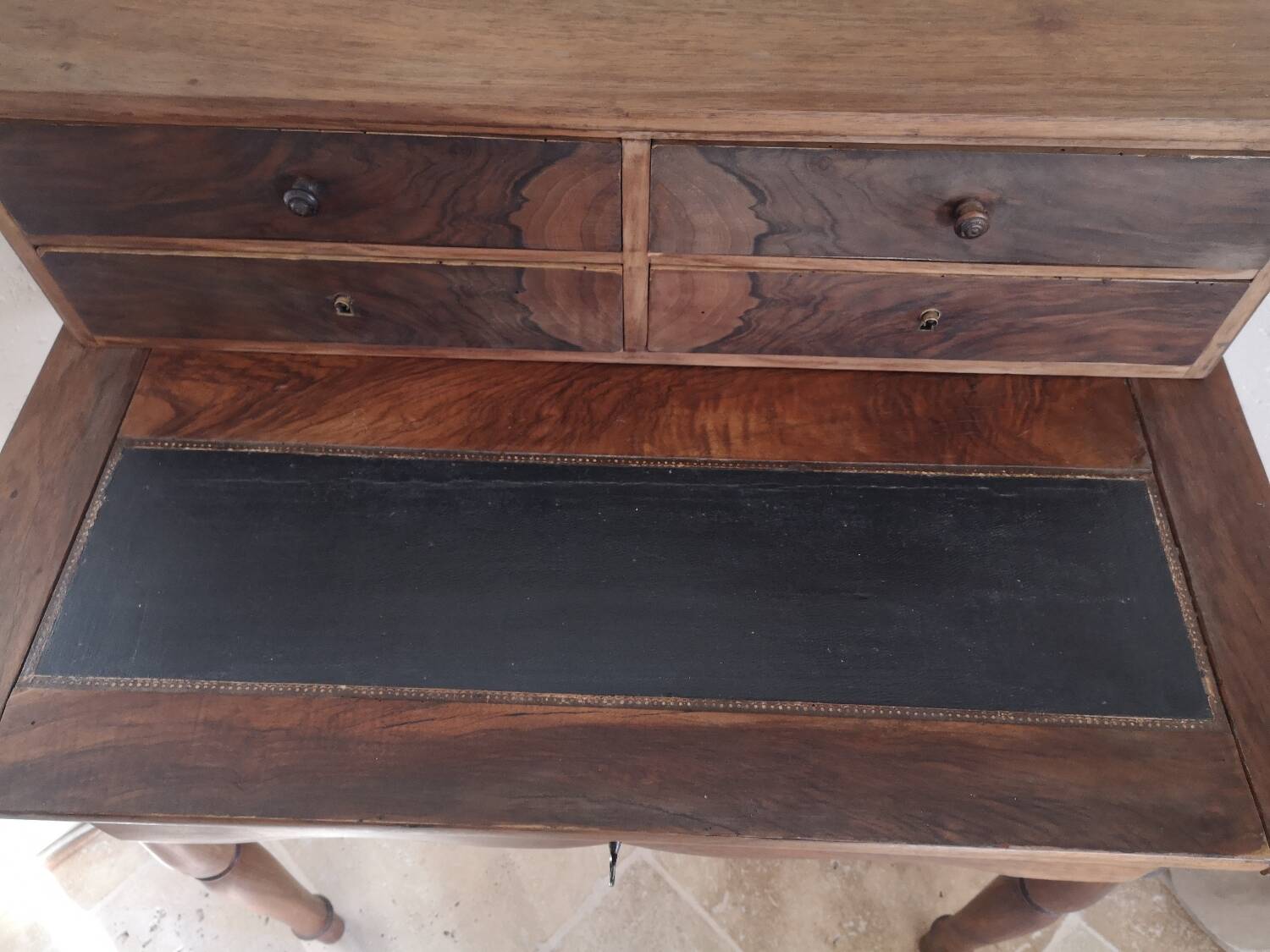 Louis Philippe style stepped lady's desk