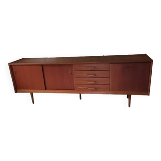 Vintage Scandinavian teak sideboard from the 60s and 70s