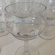 Engraved stemmed glasses Selency x Monoprix Croisé Laroche
