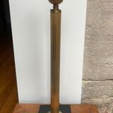 Lamp foot column metal and marble 50s