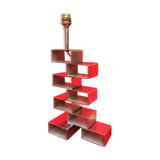 Chrome steel lamp foot 60s