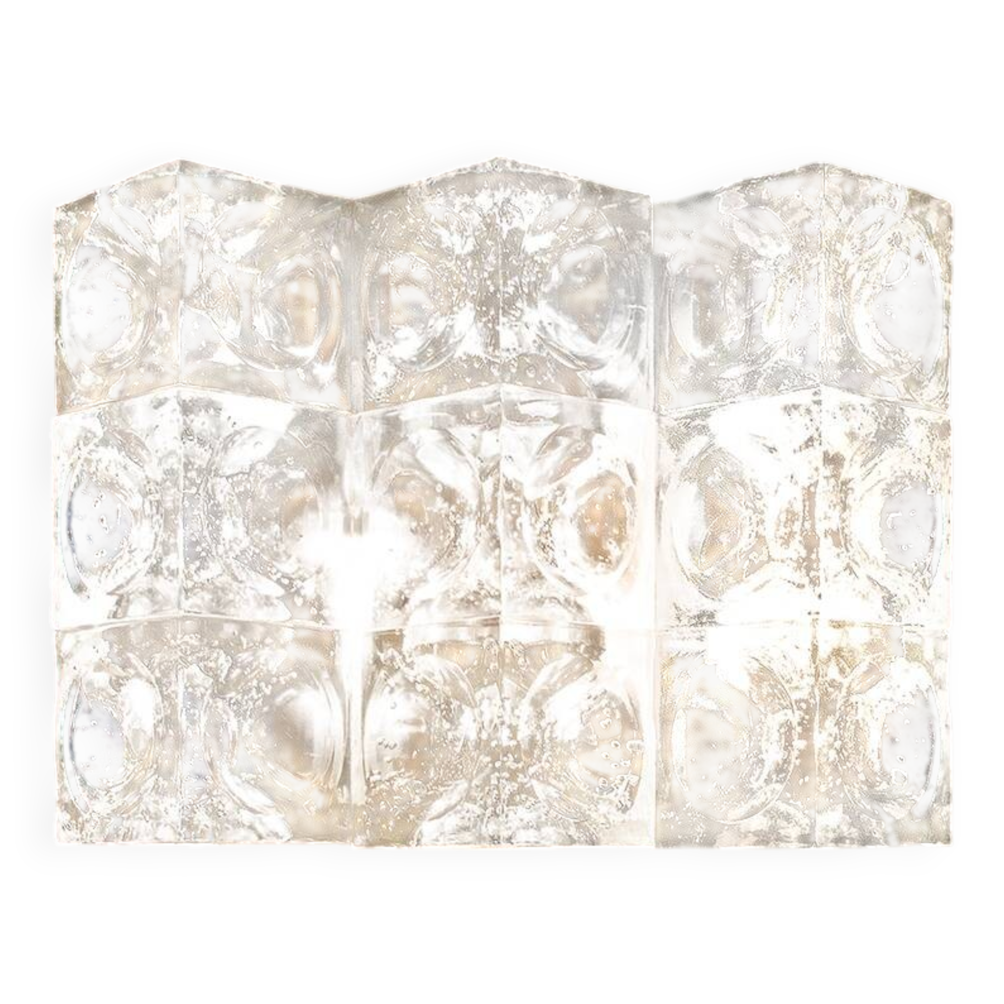 Applique in vetro di Murano Albano Poli per Poliarte anni ‘70