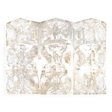 Applique in vetro di Murano Albano Poli per Poliarte anni ‘70
