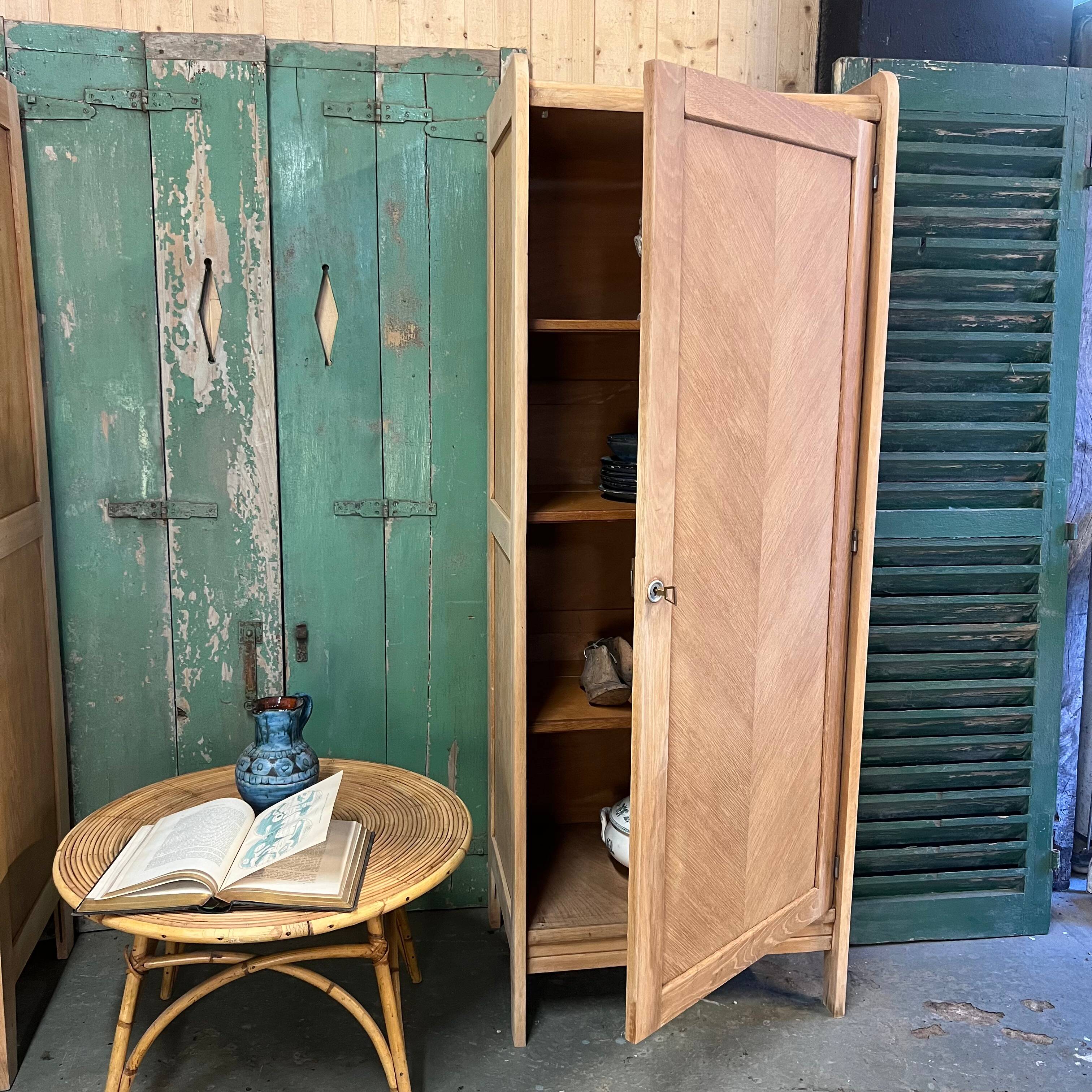 Vintage oak wardrobe