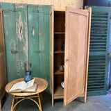 Armoire vintage en chêne naturel