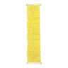 Tapis berbere couloir jaune beni ouarain en laine 80x370 cm