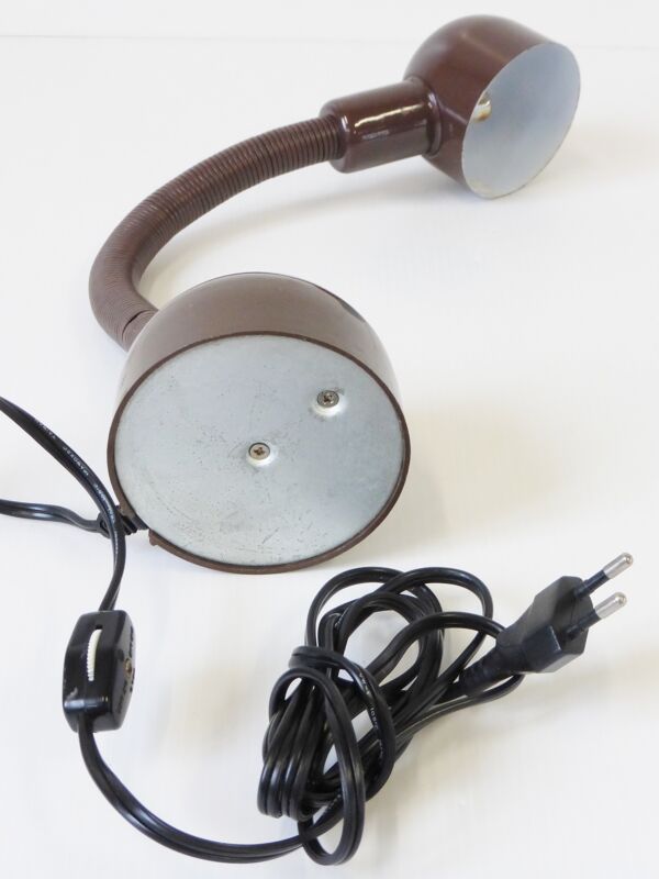 Isao Hosoe : rare lampe serpent ebi version lampe à poser chocolat 1970 vintage