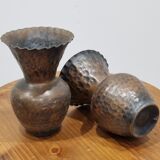 Pair of copper vases