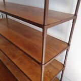 Shelf / bookcase in metal and solid wood