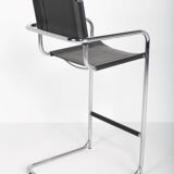 Bauhaus style tubular bar stool
