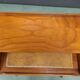 Small Louis XV style coffee table – varnished wood & regulated feet