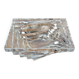 Vide Poche ou Bougeoir en Cristal par JG Durand Style Art Déco Contemporain
