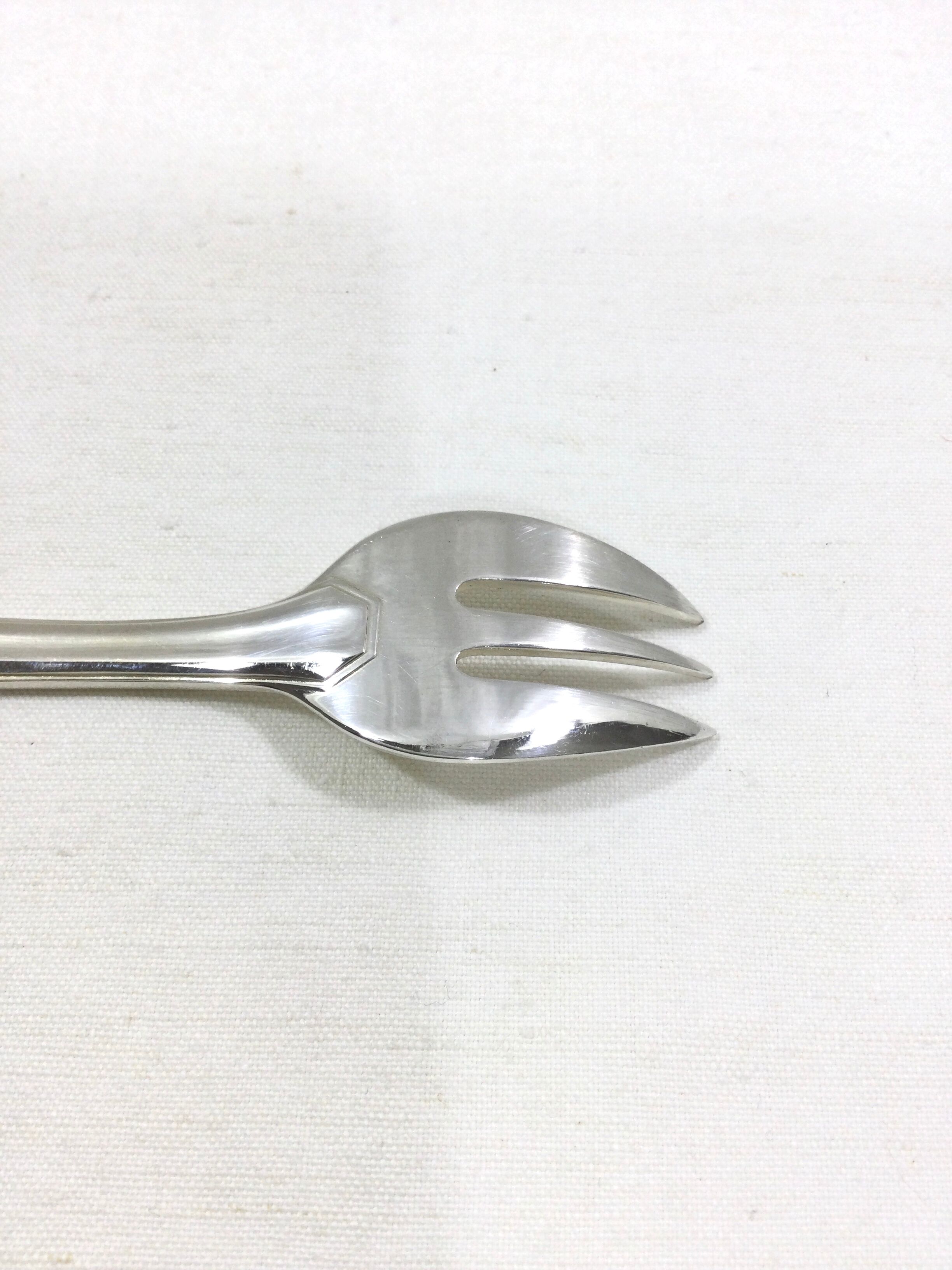 12 fourchette à huître art deco Alfenide Christofle