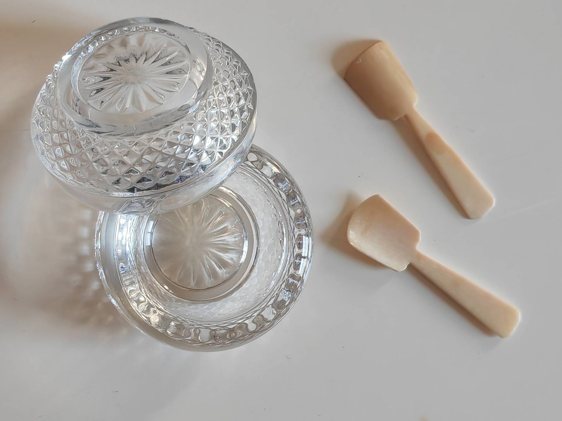 Pair of Baccarat salt cellars