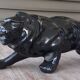 Black Lion In earthenware