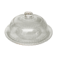 Plat et sa cloche en verre Arcoroc