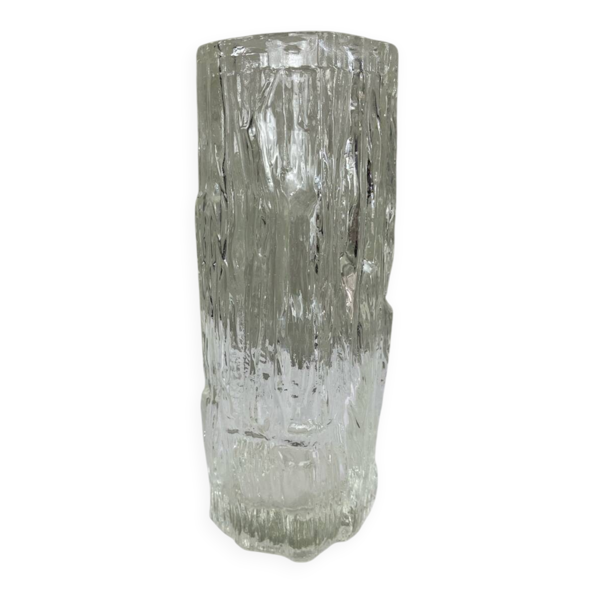 "Glass waterfall" vase