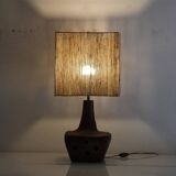 Lamp in chamotte ceramic and rope 1960