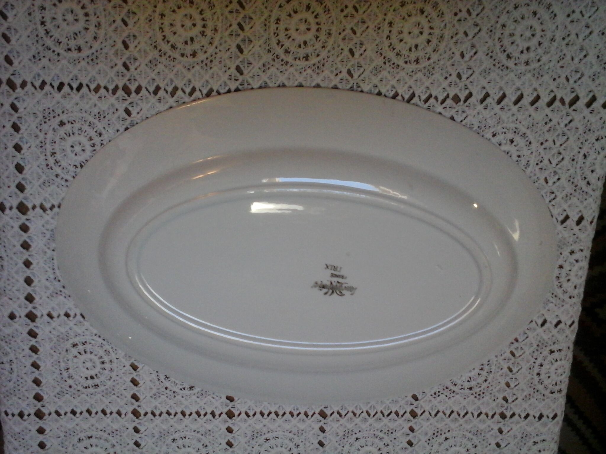 Sarreguemines oval dish