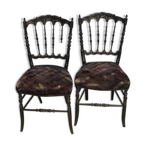 Paire de chaises Napoléon