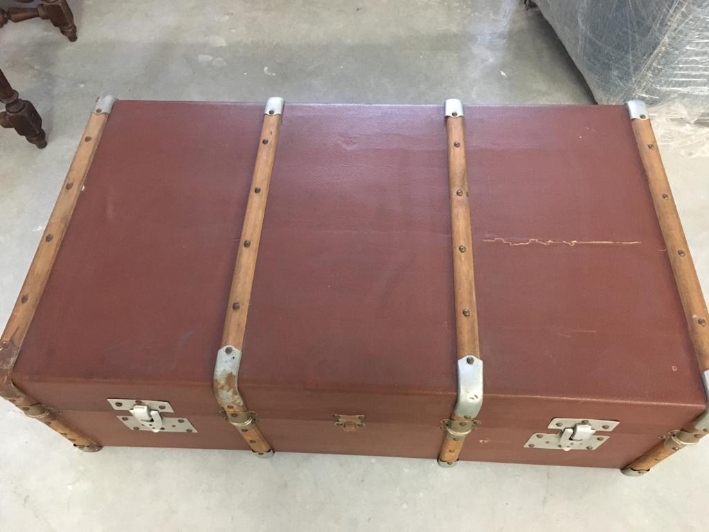 Vintage travel trunk