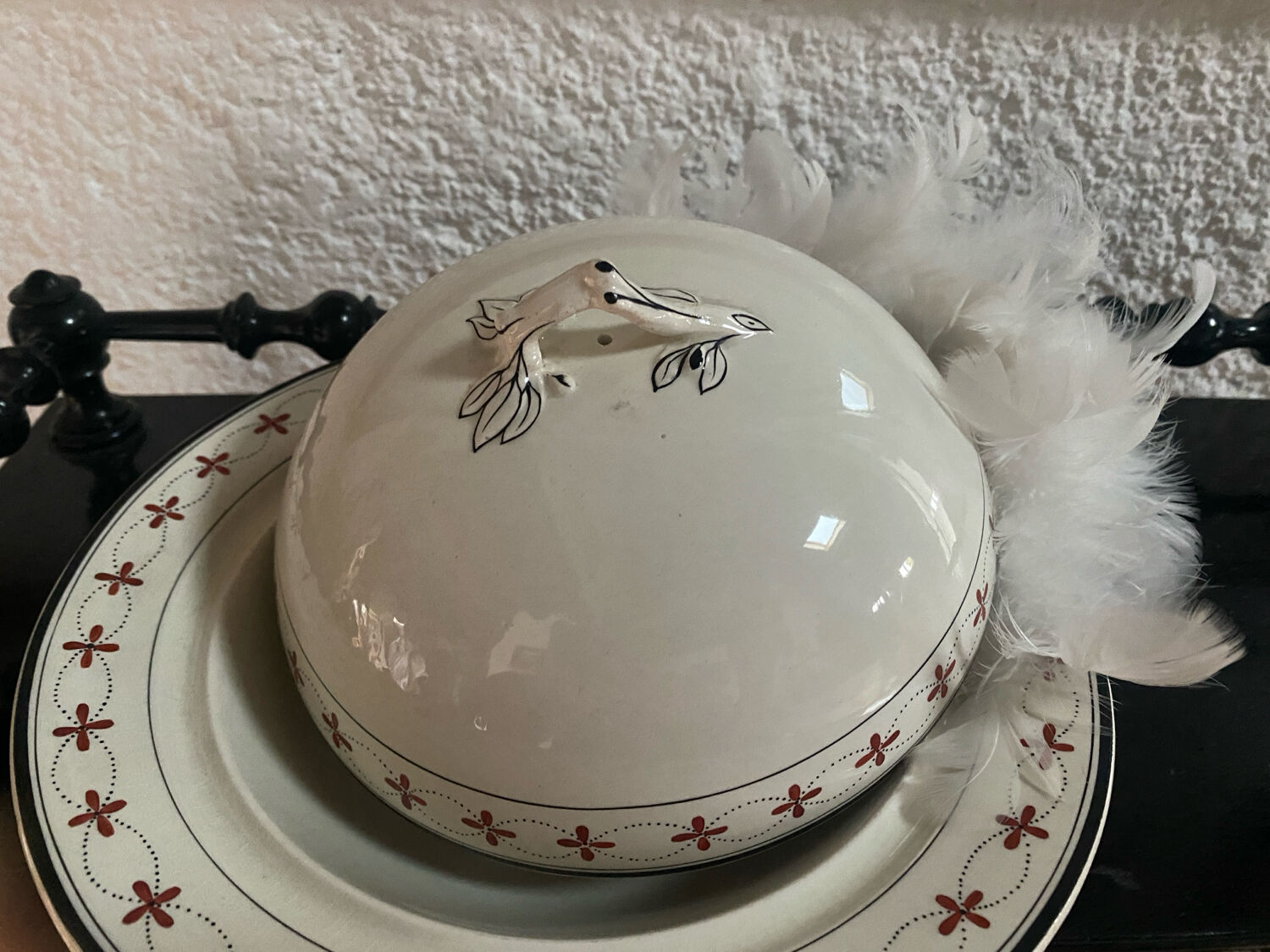 Antique Wedgwood cloche dish