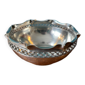 Cup, silver metal bowl
