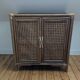 Rattan and cane sideboard