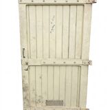 19th-century solid oak barn door