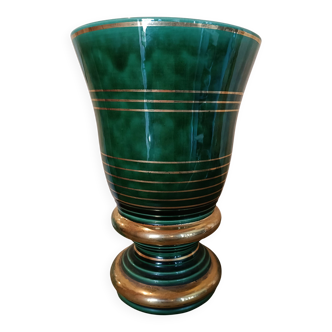 Large St Clément vase signed B. Letalle