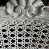 Lot de 4 chaises cannées relookées