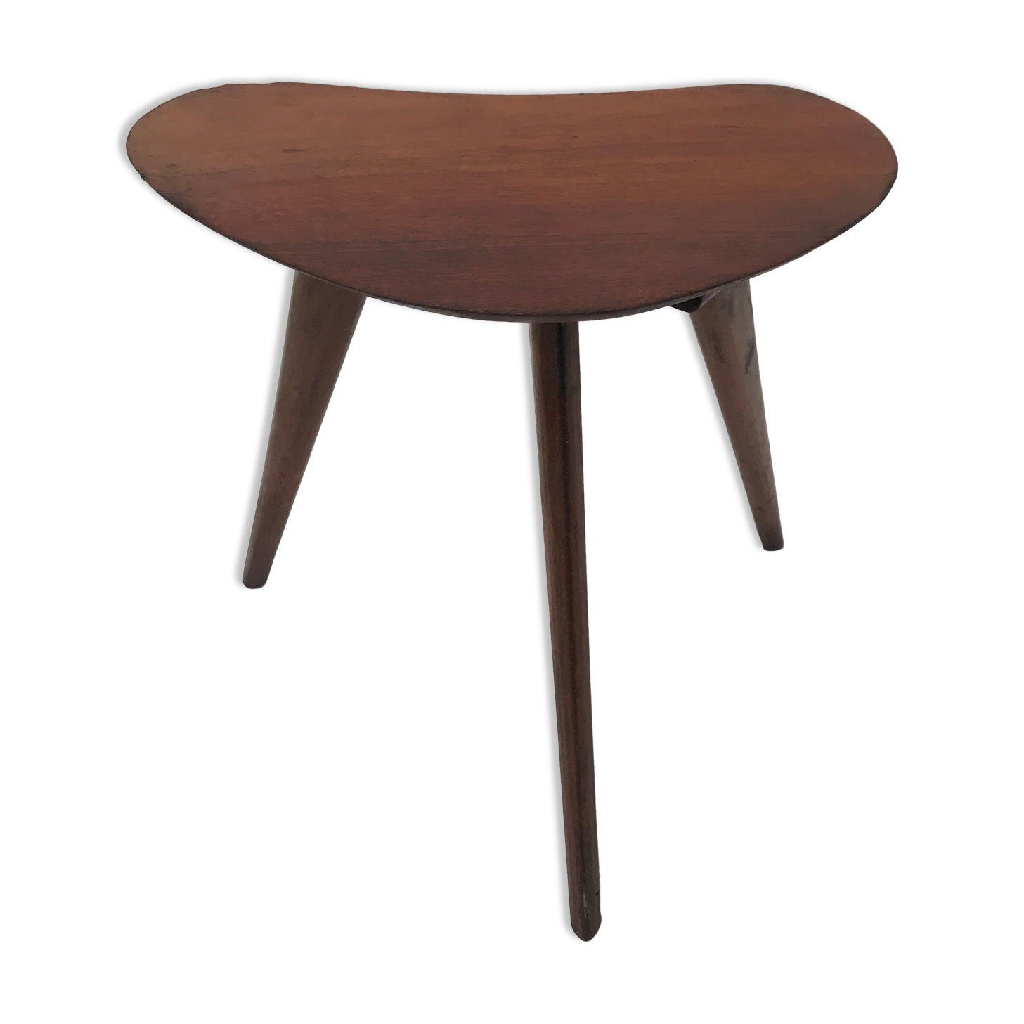 Vintage tripody tabout shape triangle annee 60