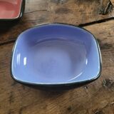 Paire de coupelles en céramique émaillée bicolore, années 1970