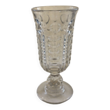 Molded glass vase
