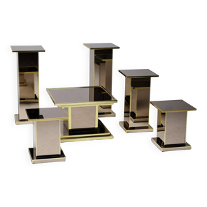 Ensemble de six piédestaux